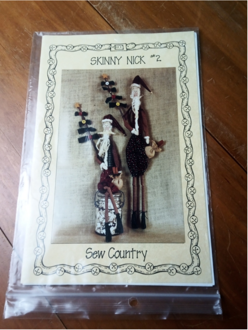 Sew Country Skinny Nick #2 Christmas Decor Pattern